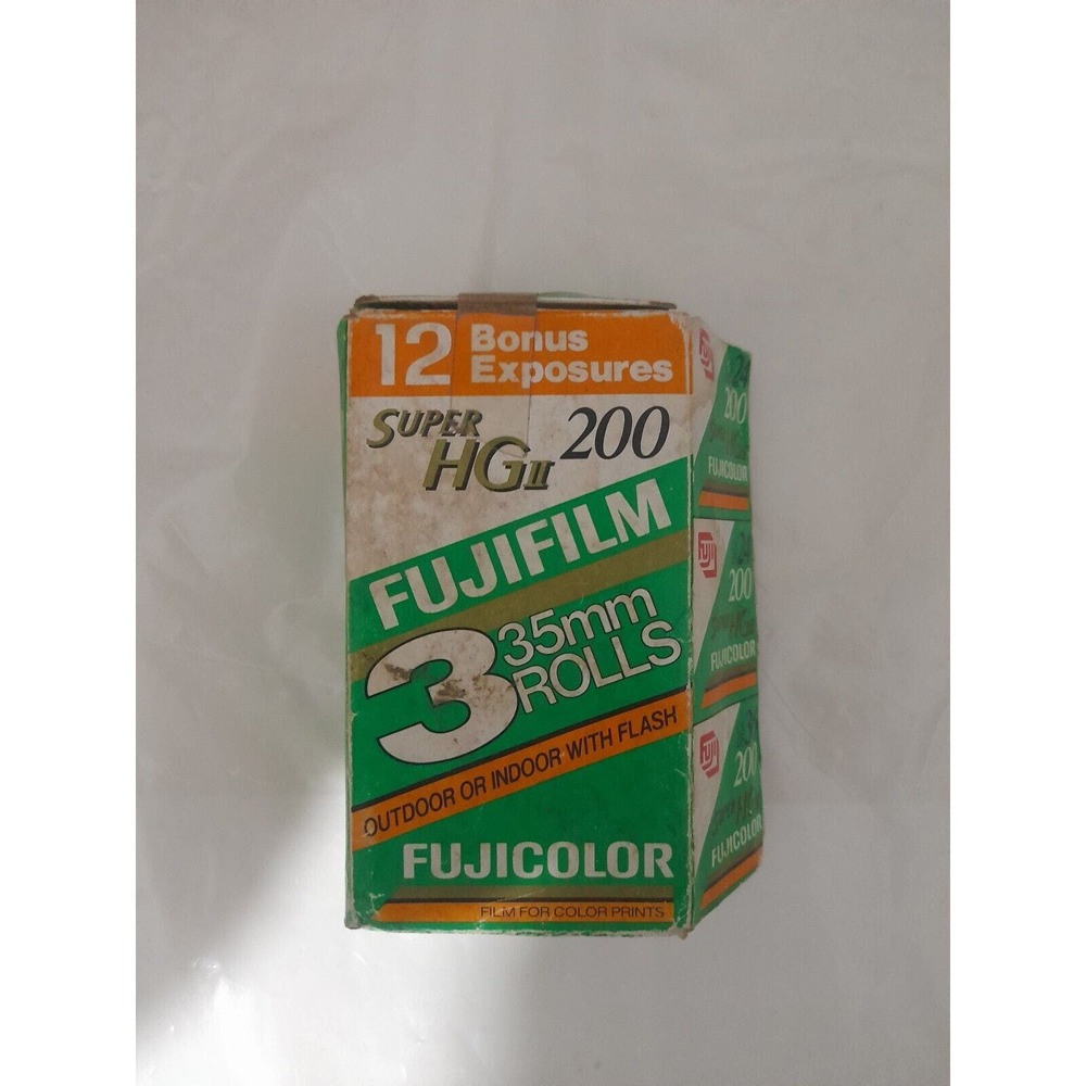 Fujifilm Super HG 200 II Film (3) Rolls of 24 Exposures Exp 12/1996